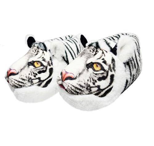 HANDKEI Women's cute shoes, rabbit cotton shoes, animal slippers, plush winter warm house shoes, cotton slippers, 9-13, TX-031306