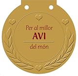  Per al millor AVI del món: Una medalla per a algú molt especial! (Catalá - ADULTS - LLIBRES SINGULARS - Medalles)