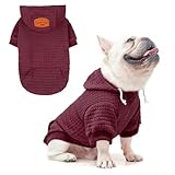 BEAUTYZOO Dog Hoodie for Small Medium Large Dogs, Winter Fall Warm Dog Clothes for Puppy S M Sized Dogs Girl Boy, Dog Sweater Shirt Hoodies with Pocket Bulldog Pitbull Cat Clothing Coat