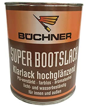 Büchner Superbootslack/Klarlack, hochglänzend, 250 ml, PU Verstärkt