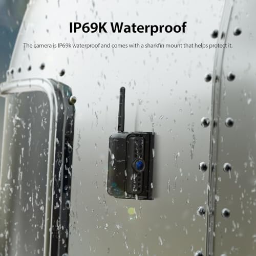 Image of ZEROXCLUB Single Wireless Side Camera sutable for ZEROXCLUB BW7 Wireless Backup Camera System, IR Night Vision, IP69k Waterproof - BW7S