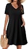 Vestido boho de verano para mujer, casual, suelto, tipo camiseta, con bolsillos, para playa y vacaciones, tallas S-4XL 6
