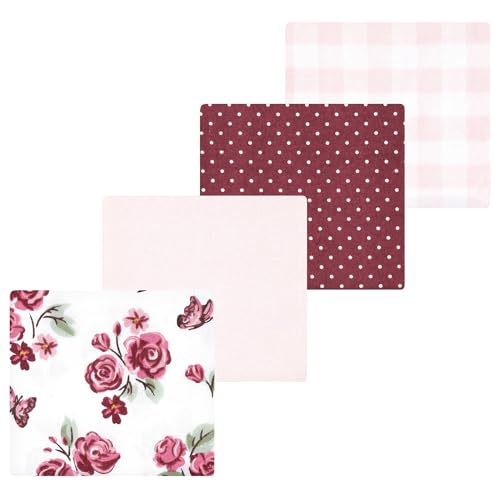 Image of Luvable Friends Little Treasure Flannel Receiving Blankets 4pk