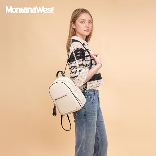 Montana West Mini Backpack Purse for Women Anti Theft Backpacks with Secured Zipper and Tassel by Montana West - Image 2