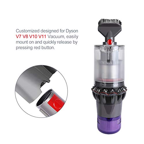 Image of LANMU Quick Release Stiff Brush for Dyson V11 V10 V8 V7 Vacuum Cleaner,Replacement Attachment Accessories for Dyson Vacuums