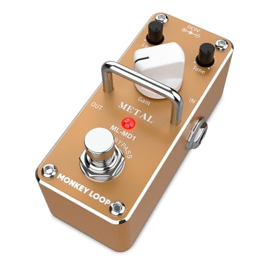 MONKEY LOOP ML-MD1 Pedal Metal Distorsion para Guitarra