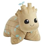 Pillow Pets Marvel Groot Soft Plush Folding Stuffed Animal and Kids Pillow – Official Guardians of the Galaxy Merchandise, 16 Inch, for Travel, Bedtime, and Play