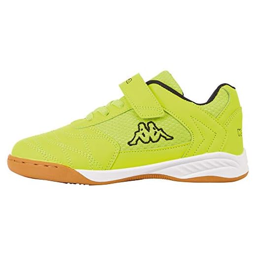 Kappa DAMBA K Unisex Kids, Zapatillas para Correr de Carretera, Amarillo (4011 Yellow/Black), 28 EU