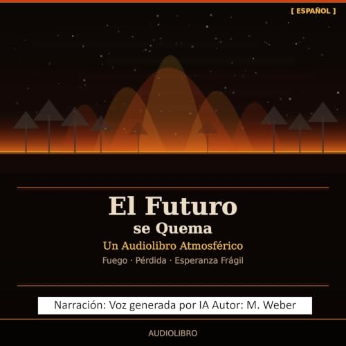 El futuro arde Audiolibro Por M. Weber arte de portada