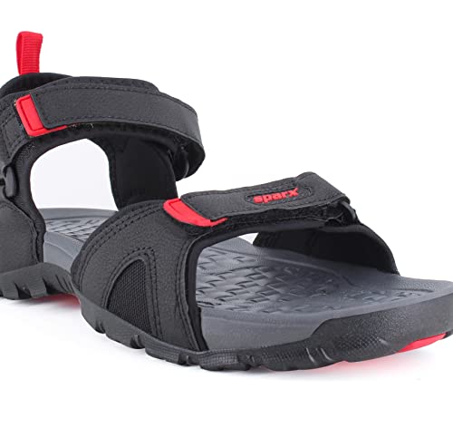 Image of Sparx Men's Sandals, Black Red, 6 UK, SS0587GBKRD0006