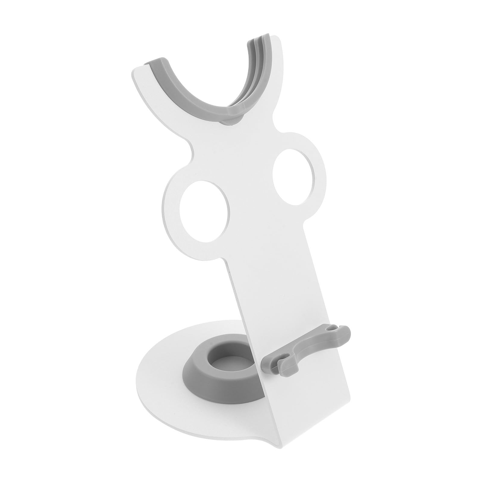 Metal Blanco Soporte Vertical para Secador de Pelo, de Mesa