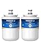 Waterdrop UKF7003 Replacement Refrigerator Water Filter, Compatible with Maytag UKF7003, UKF7002AXX, UKF7002, UKF7003AXX, 7003AXXP, UKF7001AXX, UKF6001AXX, UKF5001AXX, Whirlpool EDR7D1, Pack of 2