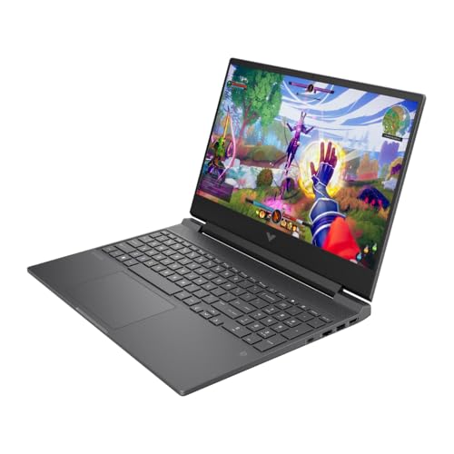 Image of HP - Victus 16.1 inch Gaming Laptop - AMD Ryzen 7-8845HS - 16GB DDR5 Memory - NVIDIA GeForce RTX 4070-512GB SSD - Mica Silver