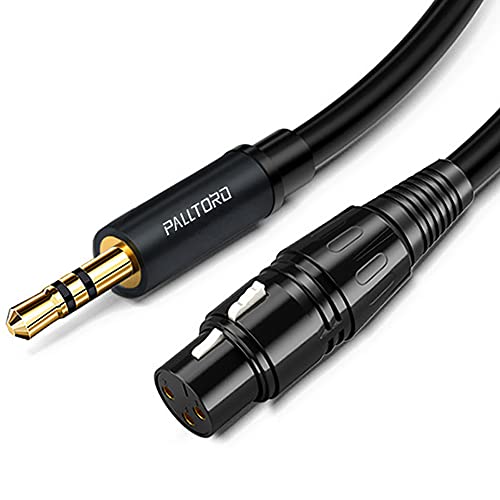 Cable XLR a 3.5mm PALLTORO para eliminar el ruido de audio en camaras DSLR
