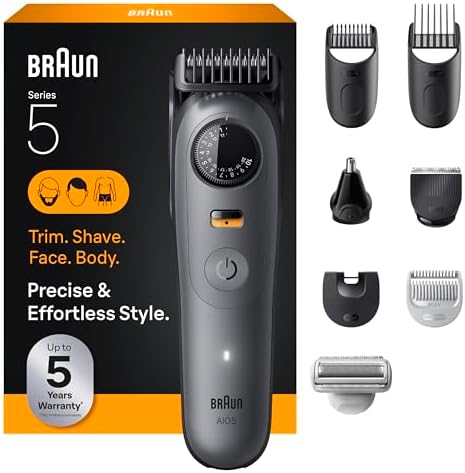Braun All-In-One Style Kit Series 3 3450 — top-down angle highlighting key features