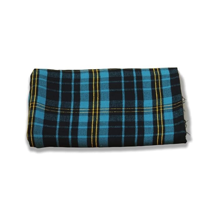 b bigreams - your comfort is our mission BIGREAMS Unstitched 100% Cotton Checkered Navy Blue Flannel Shirt & Jackets Fabric For Men's/Women's - 150 CM WIDE-picture-37