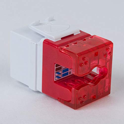 Icc Cat6 Rj45 Keystone Jack For Hd Style, Blue, 400-Pack With Jackeasy Tool #TOP5