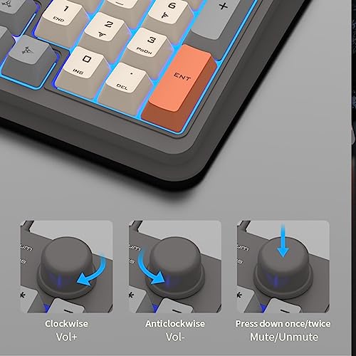 Clavier mécanique rétroéclairé K82 Teksome à 94 touches filaire - 5