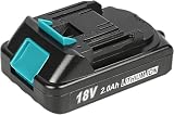 Abeden 18V Max Lithium-ion Rechargeable Battery,2.0Ah Long Life Battery for Cordless Leaf Blower,Cordless Impact Wrench