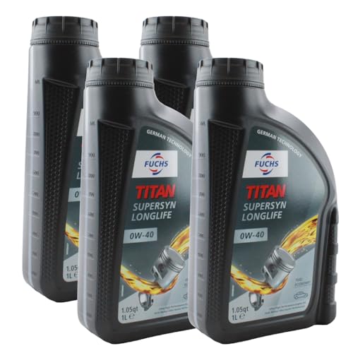 Fuchs 4 Litros Aceite Motor SAE 0W-40 (4 x 1L) miniatura 1