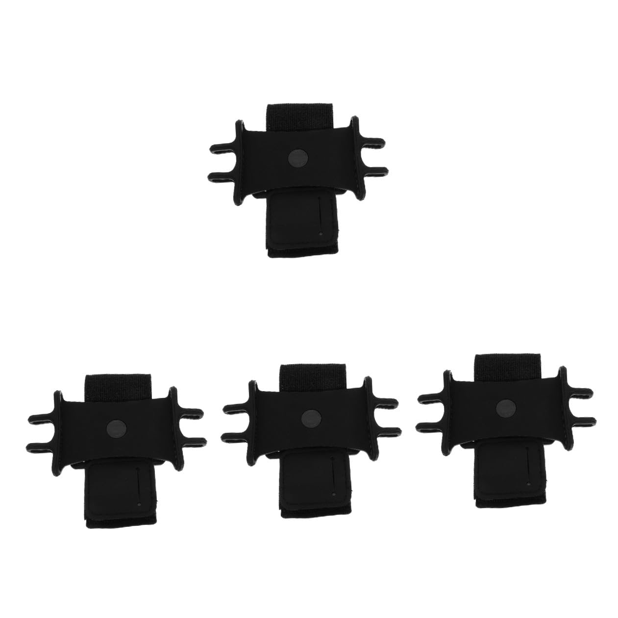 SHINEOFI 16 Pezzi Braccialetto Del Cellulare Tasti Sottile Supporto Per Il Braccio Del Telefono Cellulare Banda Di Braccio Del Telefono Cellulare Polso Del Telefono Bande Nero Nylon