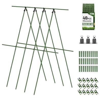 Joyhalo 40 Pack 17 in Modular Garden Trellis Ki...