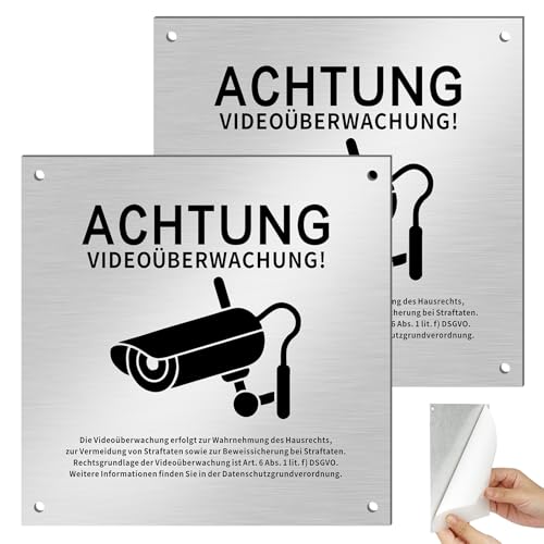 Maxmoc Videoüberwachung Schild
