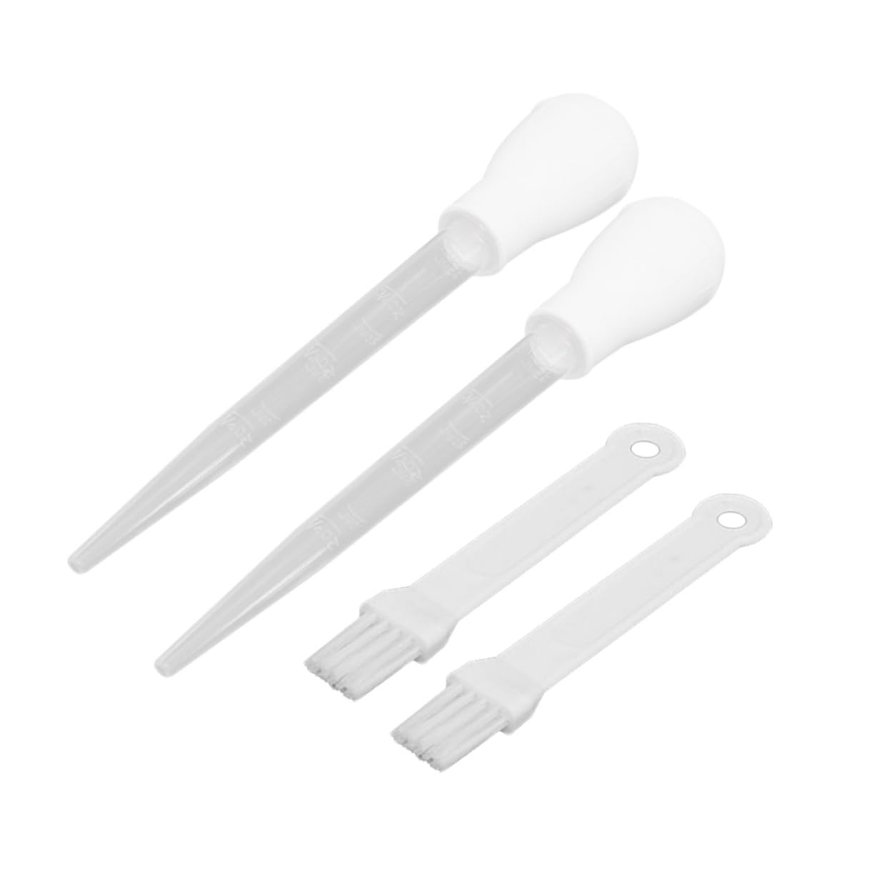 Totority Set of 4 Bbq Cooking Tools Oil Dropper Brush Sauce Brush Kitchen Gadgets for Seasoning Grilling Accessories