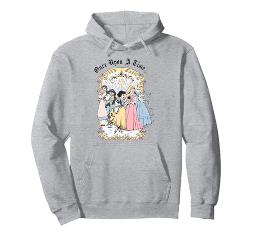 Sweat à capuche Disney Princess vintage style rétro et coupe confort