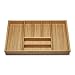Rovere Vassoio Portaposate per Cassetto di 80 cm ad Esempio Nobilia a Partire da 2013 (473 x 697 mm) Inserto per Cassetto in Legno con 7 Compartimenti ORGA-BOX III