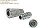 SANFU Polyurethane(PU) Reinforced 3/8”ID x 100ft Air Hose, 300PSI Wear Resistant With 3/8” Reassembled Industrial Quick Coupler and Plug, Bend Restrictor, Brown(100’)