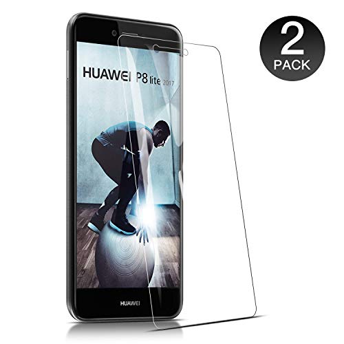 WieStoung 2-Unidades Cristal Templado Huawei P8 Lite Protector Pantalla, Vidrio Templado Protector...