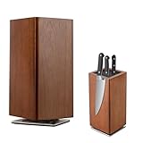 Messerblock Magnetisch, 360° Drehbarer Messerhalter Magnetisch ohne Messer, Universal Küchenmesser...