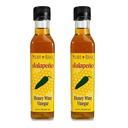Slide Ridge JalapeÃ±o Honey Wine Vinegar 8.5 fl oz - Create enticing marinades, glazes, and dressings! 2 Pack