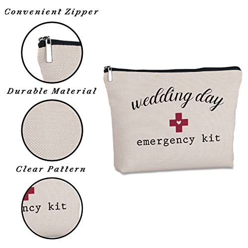 Bridal Shower Gifts: Travel Makeup Bag & Wedding Day Emergency Kit for Bride & Sister or Best Friend4