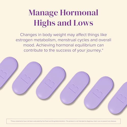Image of BariMelts Hormonal Balance+ for GLP-1 Users and Bariatric Patients - DIM, NAC & Chasteberry Supports Hormone Balance for Women - 180 Smooth-Coated Caplets (3-Month Supply)