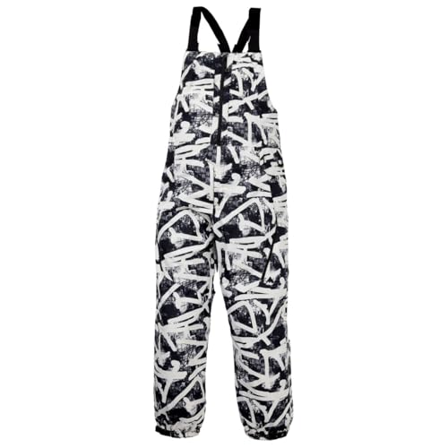 Pantalon de ski Burton Reserve 2L Relaxed Bib blanc pour homme