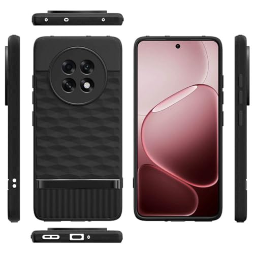 Image of Shockproof Case Compatible with Oppo F31 Pro Plus 5G | Full Camera Protection | TPU Flexible Back Cover for Oppo F31 Pro Plus 5G (Matte Black)