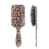 Aaiffey Leopard Print Hair Brushes,Hair Detangling Brush Anti Static Massage Comb Hair Brush For All Hair Types Wavy/Curly/Thick/Long/Short/Wet And Dry Hair
