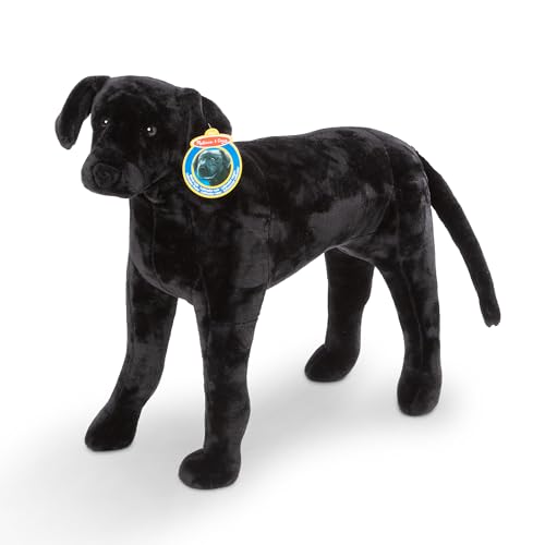 Melissa & Doug - riesige Plüschwildtiere, weiches Polyestergewebe, schöne schwarze Labormarkierungen, handgefertigt, mehrfarbig