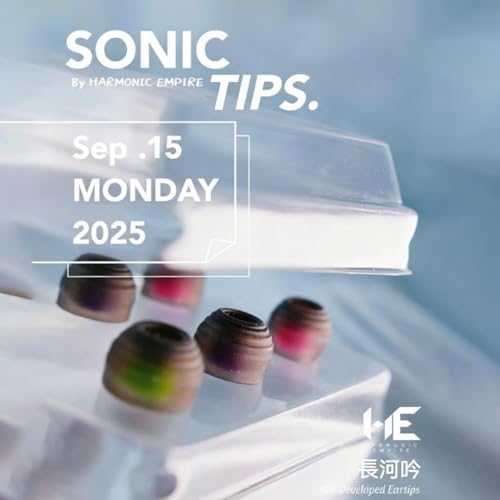 Image of HE Chang He Yin Sonic Eartips, Ripple Wall Earbud Tips, Replaceable Silicone Medical Grade Hypoallergic IEM Ear Plugs with Sonic Filter Zone, Optional S /M /L Size (S- 3 Pairs)