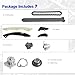 Timing Chain Kit with Water Pump for 2008-2015 Chrysler 200 Sebring 2.4L, 2009-2013 Dodge Avenger Journey 2.4L, 2007-2013 Jeep Compass Patriot 2.0L 2.4L | Includes Gears Guides Engine OEM Replacement