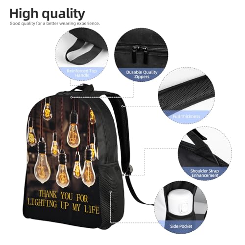 Mochila unisex ligera para senderismo y viaje miniatura 5