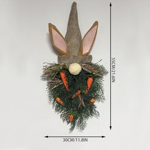 Couronne de lapin pour porte d'entrée et cadeau de mariage - 6