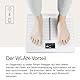 Withings Body Cardio – WLAN-Smart-Waage mit Körperfettwaage, Messung von Herzfrequenz, Gefäßalter, BMI, Körperfett, Muskelmasse und Wasseranteil % - Schwarz