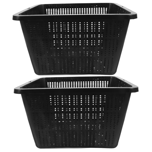 INOOMP Cestas Flotantes para Hidroponía 2 Pcs Macetas De Malla De Plástico para De Verduras Jardín y Acuático Diseño Adaptable y Ligero Adecuado para Principiantes y Jardineros