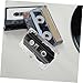 OSALADI 3pcs Plastic Cassette Tape Holder Empty Music Storage Box for Organizing Audio Cassettes Compact and Stackable Design for Management