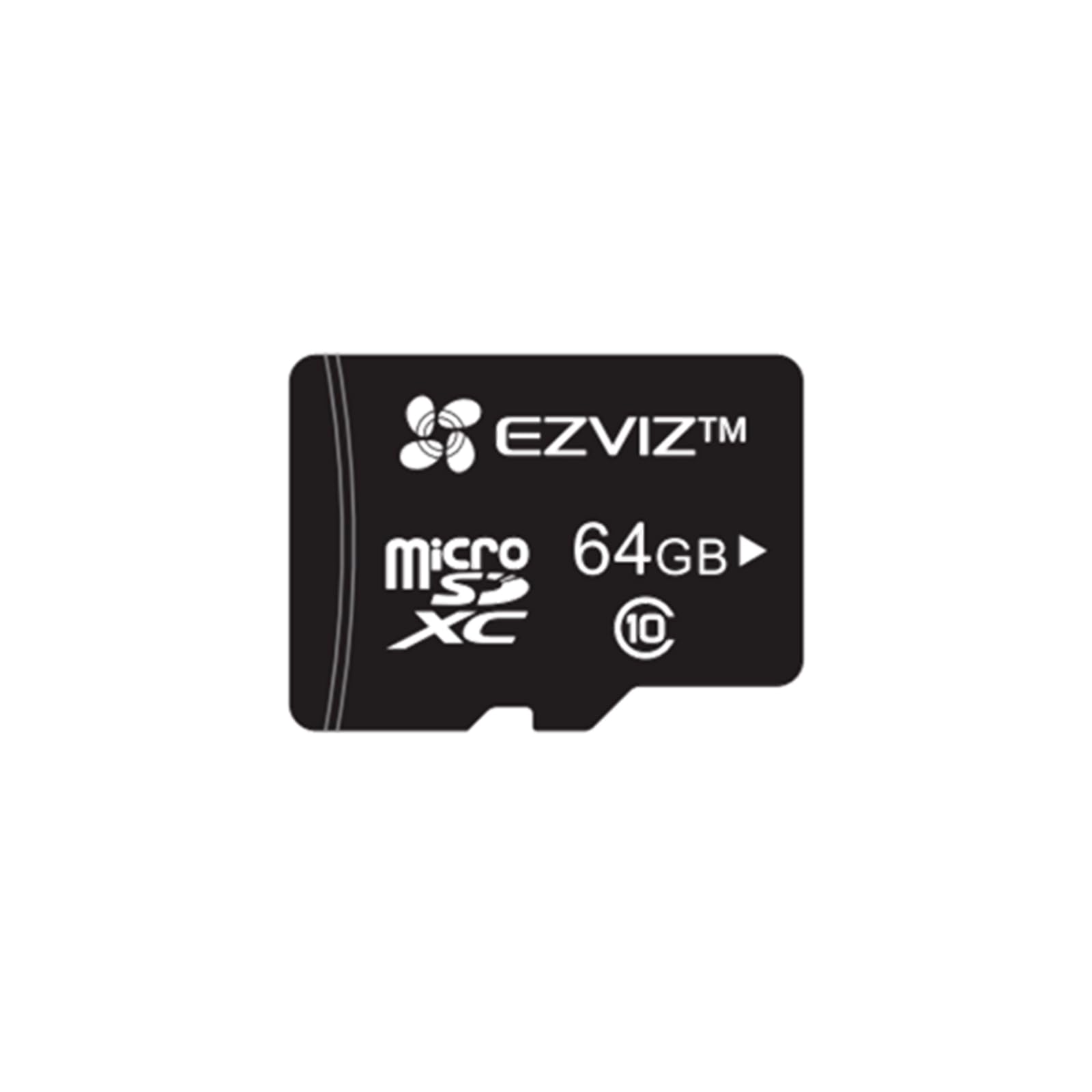 EZVIZ Micro SD, Scheda di Memoria fino a 90MB/Sec, Specialmente per EZVIZ Telecamere, Video camere di Sorveglianza, Nero, Micro SDXC, Micro SD Card 64 GB
