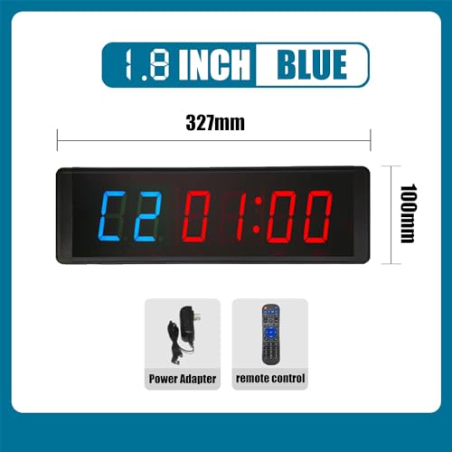 Reloj de Pared Digital LED Cuenta Regresiva 1.8 pulg miniatura 2
