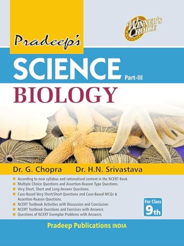 Image of Pradeep's Science Physics, Chemistry, Biology Part - I to III for Class 9 - Examination 2024-25 (Set of 3 Books)